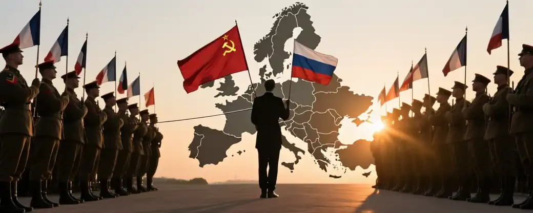 Знамя Победы пронесли по улицам Парижа в рамках акции "Бессмертный полк