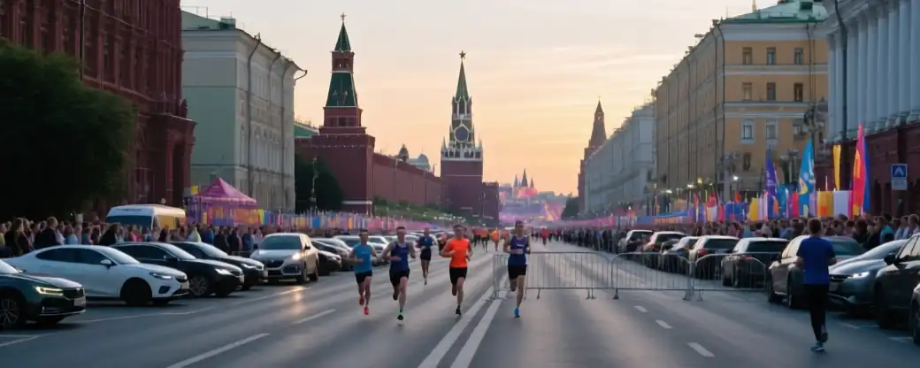Москва приостанавливает движение для «Красочного забега»