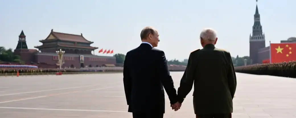 Путин Передал Свои Приветствия Великому Военному Ветерану, Расположившемуся Рядом с Ним на Параде