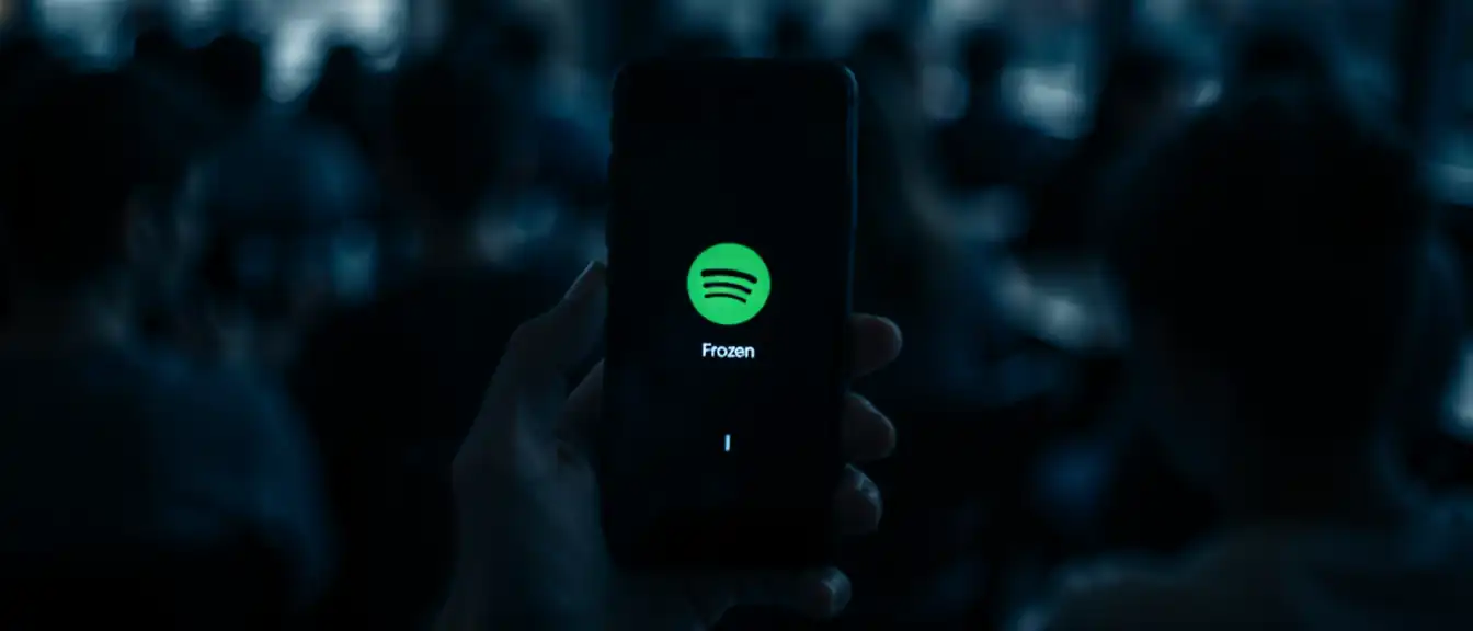 Глобальный цифровой шум: стриминговый гигант Spotify столкнулся с массовыми техническими неполадками